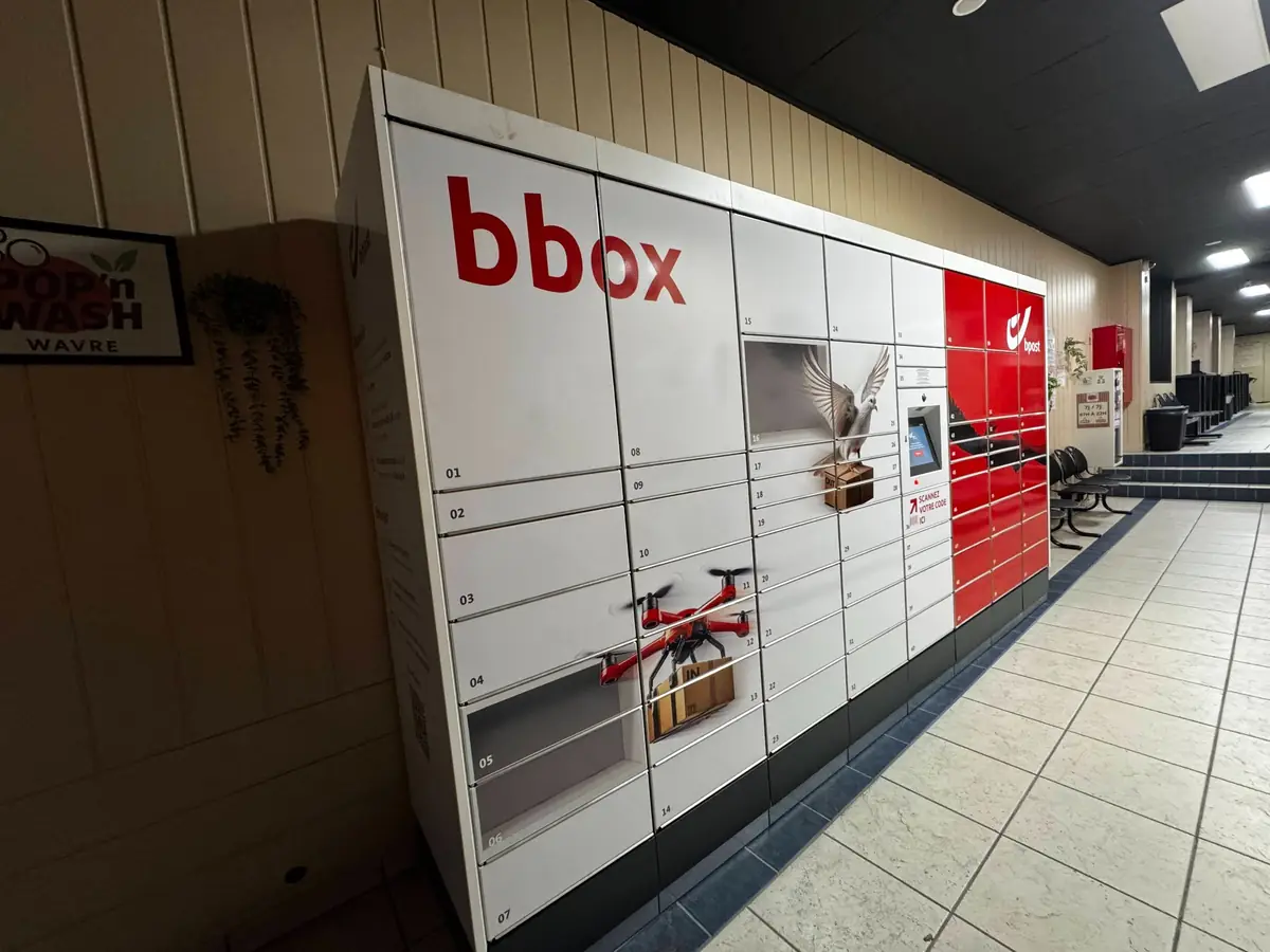 Casier bpost chez POP'n WASH Wavre